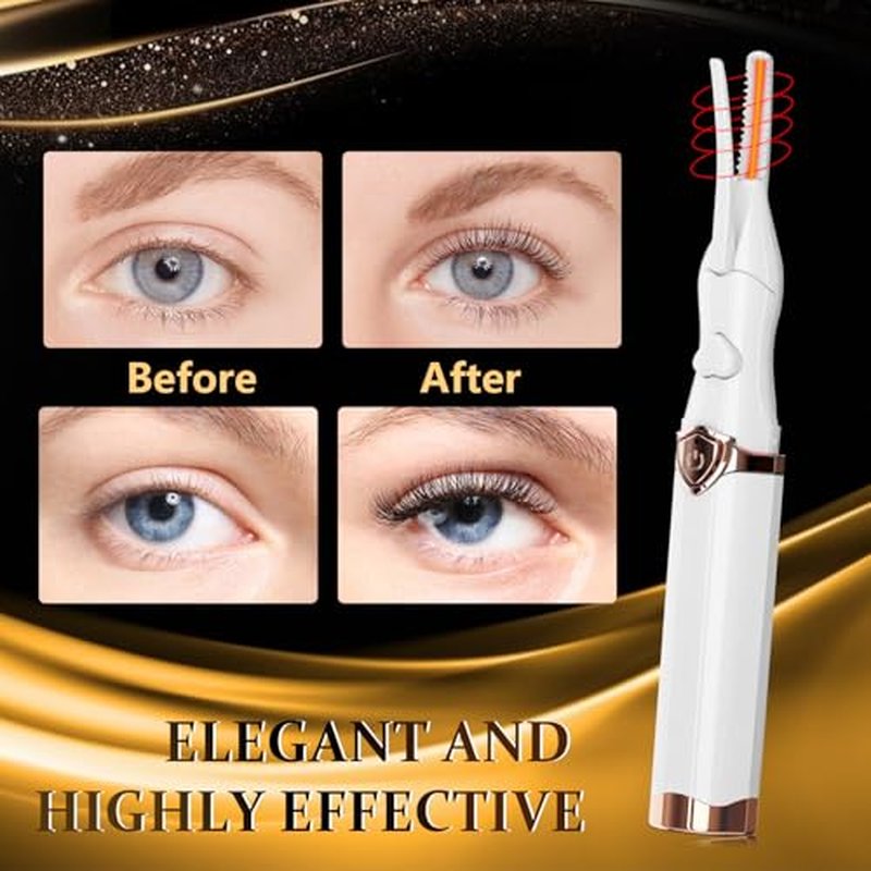 Acavado Heated Eyelash Curler - USB Rechargeable, 3 Temp Modes