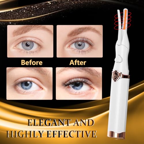 Acavado Heated Eyelash Curler - 2-in-1 USB Rechargeable, 3 Temp Modes