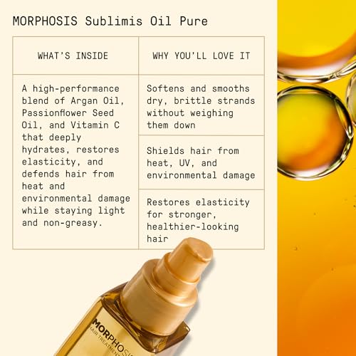 FRAMESI Morphosis Pure Hair Oil 3.4 oz - Moisturizing Treatment