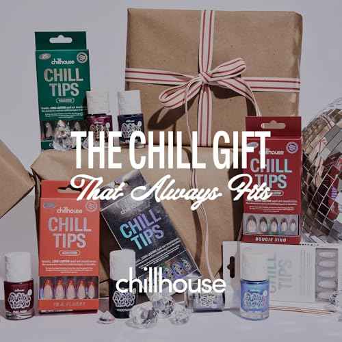 Chillhouse - Chill Tips Press on Nails Kit - She's the Prize Bundle (3-Pack) - 30 Nail Shapes & Sizes - Up to 3 Weeks Wear - Customizable Fit, Reusable - Latina Founded, Women Owned, Beauty, Self Care