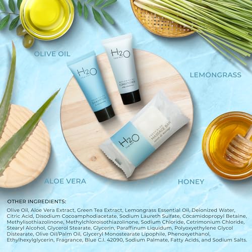 H2O Therapy Hotel Soaps Bulk Set - 150 Piece Amenities Kit