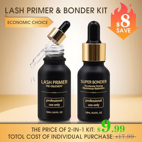 Lash Bonder & Primer Kit for Eyelash Extensions