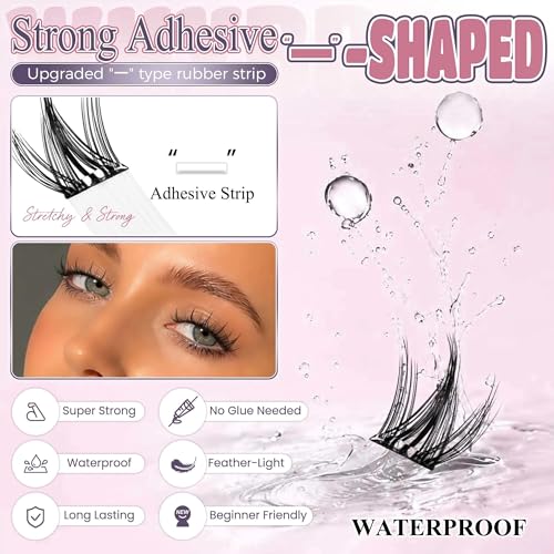 Self-Adhesive Eyelash Clusters - 8-16MM Manga & Fairy Styles