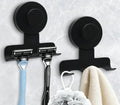 Adhesive Shower Hooks - Extra Sticky Razor Holder, 2-Pack