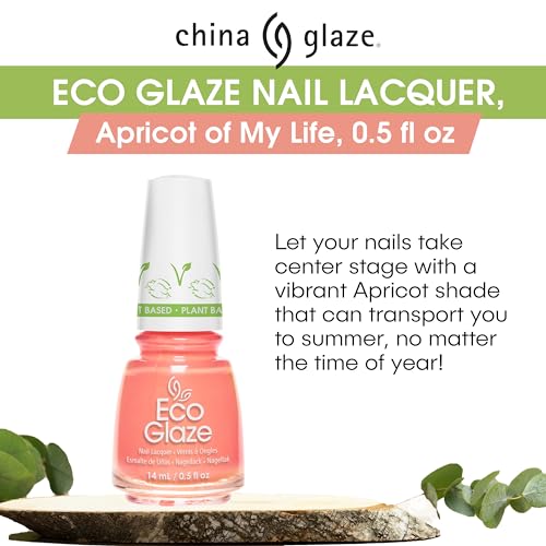 China Glaze Apricot of My Life Nail Polish, Quick Dry & Vegan