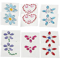 Assorted Body Jewels Stickers - 12 Pack Self-Adhesive