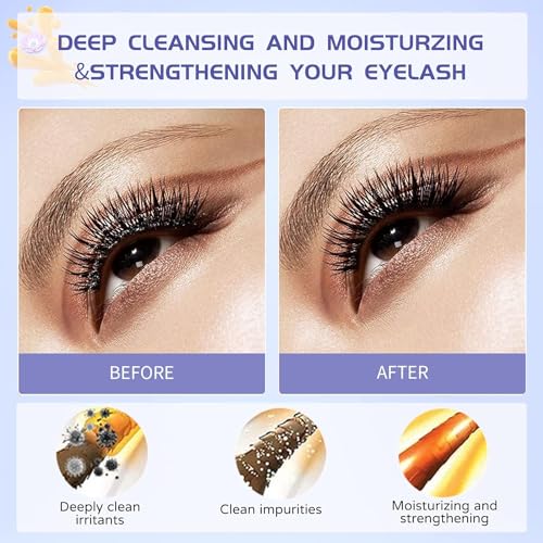Lash Extension Shampoo 60ml + Brush & Rinse Bottle