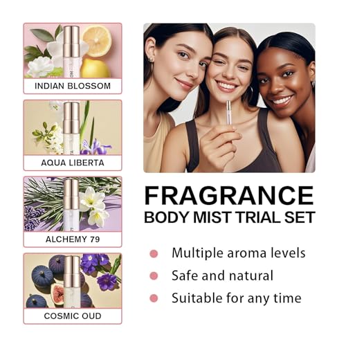 Long Lasting Hair Perfume for Women - Floral Body Spray Set
