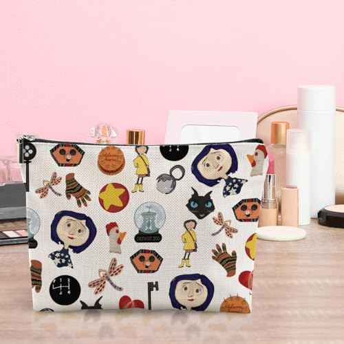 Mr. Bobinsky Cosmetic Make up Bag The Secret Door Lover Gift Ghost Mom Cartoon Movie Merch Makeup Zipper Pouch Bag