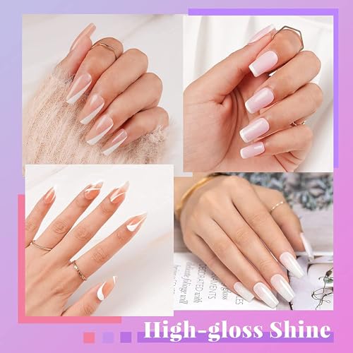 Beetles Gel Nail Polish Kit with UV LED Lamp - 6 Colors Starter Set