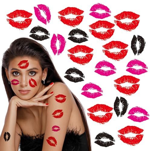 225 Pc Temporary Lip Tattoo Stickers - Valentine's Day Party