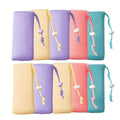 10Packs Exfoliating Mesh Soap Bag Mesh Saver Pouch Bubble Foaming Nets Pocket Drawstring Foaming Net Soap Bag for Shower Body Facial Cleaning Tool Random Color