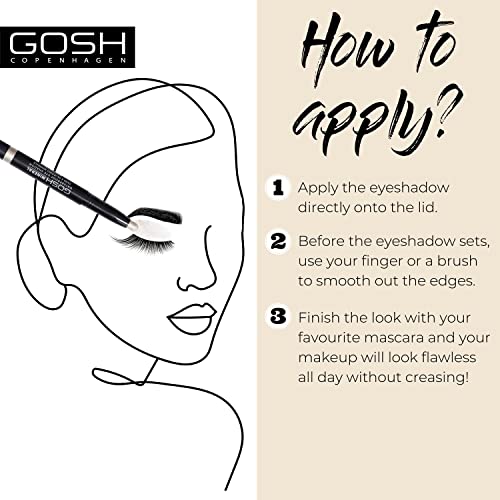 Gosh Mineral Eyeshadow 001 Pearly White 2.5g