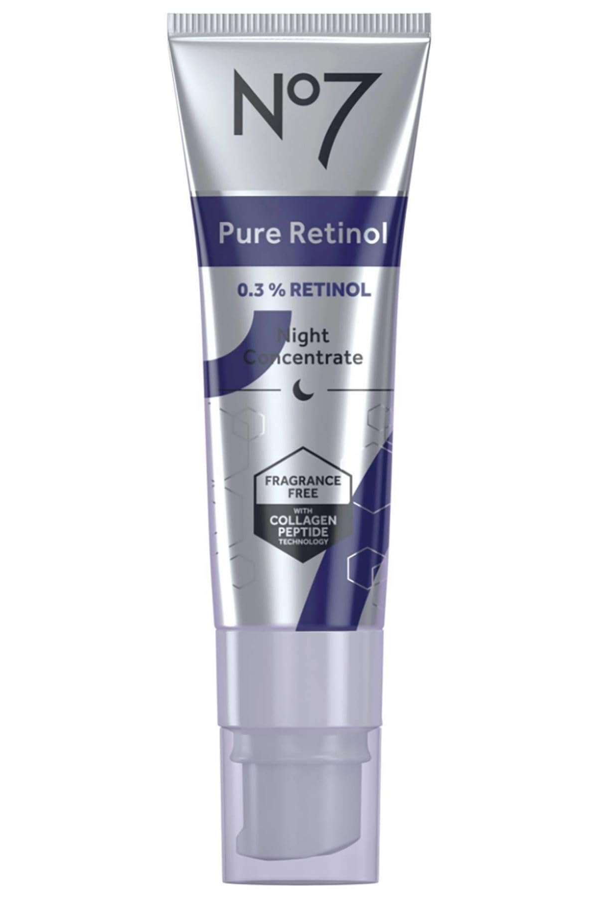 No7 Pure Retinol Night Concentrate 0.3% Retinol 1.0 Fl Oz