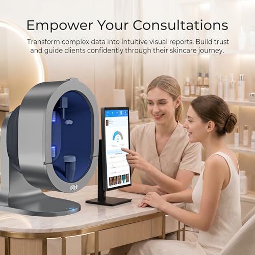 AI Skin Analyzer with UV Light & Scalp Viewer