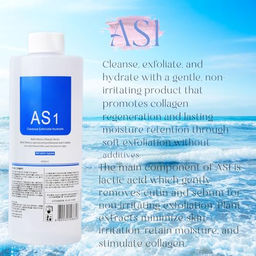 Aqua Peeling Solution for Hydradermabrasion Machines ? Peeling Solution for All Skin Types (AS1, SA2, AO3) ? Deep Cleansing, Hydration