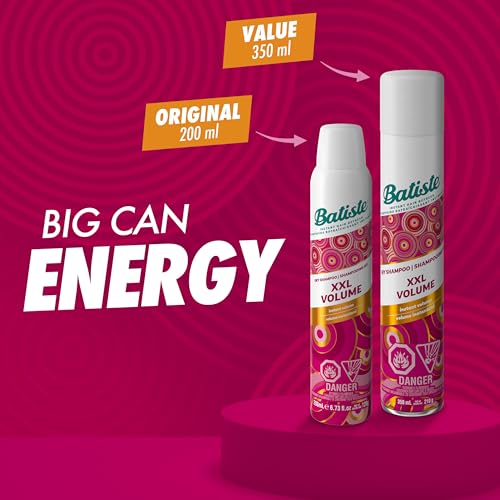 Batiste Instant Hair Refresh Dry Shampoo XXL Stylist Volume, 200 ml (120 g)