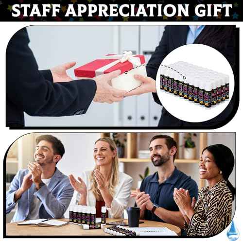 50 Pack Christmas Employee Appreciation Gifts Bulk Lip Balms Bulk Christmas Stocking Stuffers Xmas Party Gift Team Coworker Thank You Gifts Basket Stuffers for Women Men Teacher Staff(Balm)