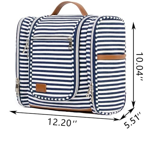 Hanging Travel Toiletry Bag with 10 Mesh Pockets
