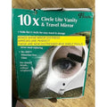 Upper Canada Soap Floxite Circle Lite Vanity & Travel 10x Magnifying Mirror
