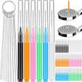 Shower Head Cleaning Brush Set - 80 Pc Multi-Size Unclogging Tool Kit