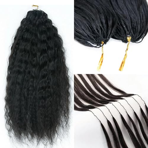 Feather Crochet Hair Extensions 18" 100% Human Hair