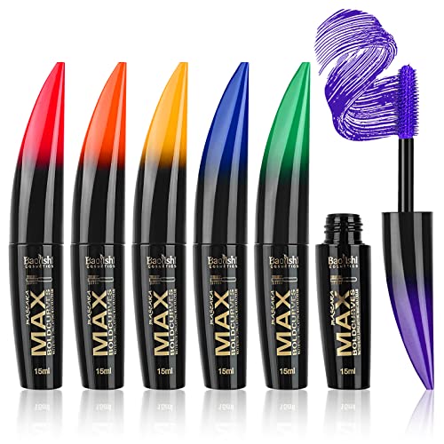 Joyeee Colored Mascara Set - 6 Colors Waterproof Mascara