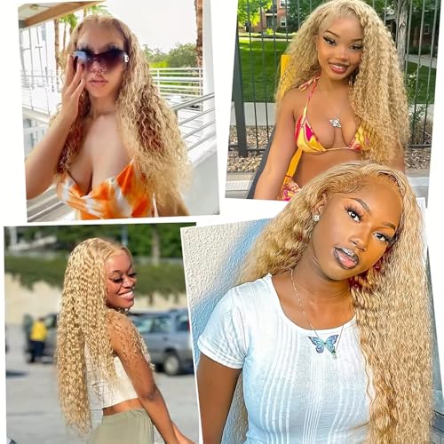Brazilian Curly Hair Bundles P27/613 Blonde 14-18 inch