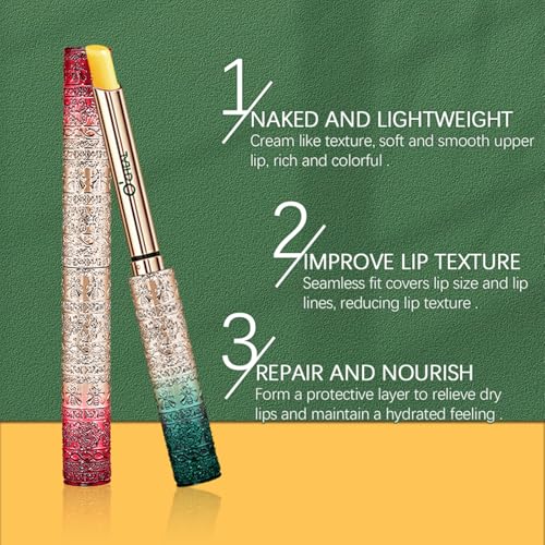 O'CHEAL Color-changing Lip Balm Waterproof Long Lasting Lip Makeup Gloss Lip Balm Long Lasting Moisturizing Lipstick (Pack of 2