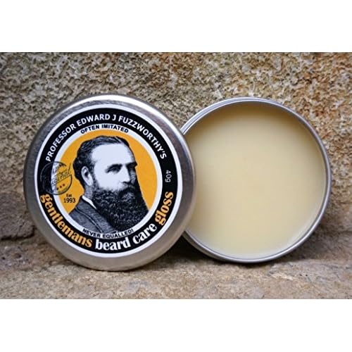Professor Fuzzworthy's Beard Balm Gloss Leave In Conditioner All Natural Organic Beard Care with Leatherwood Honey & Essential Plant Oils | Handmade in Tasmania Australia- 40g