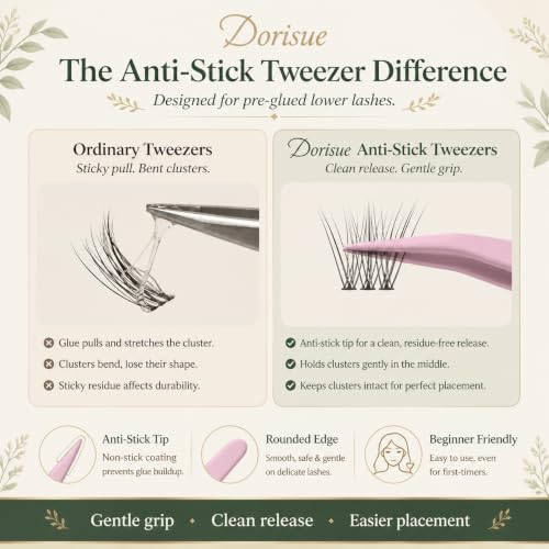120 Clusters Lower Lash Self Adhesive Pre-Glued Bottom Lashes