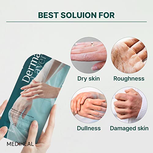 Mediheal Derma Layer Hand Mask 5-Pack - Hyaluronic Acid Treatment