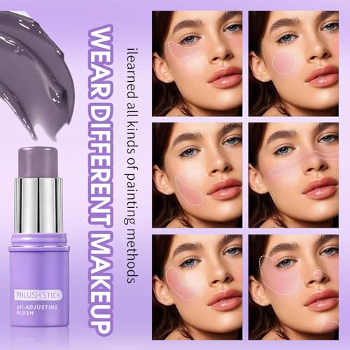 pH Reactive Color Changing Blush Stick - 2pc Set