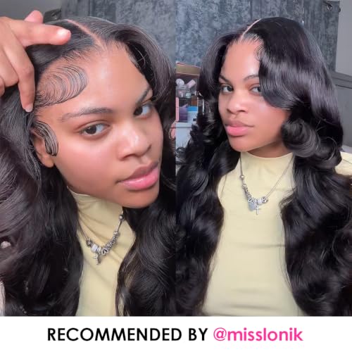 Pizazz 13x6 Body Wave Lace Front Wig 26 Inch Human Hair 180 Density