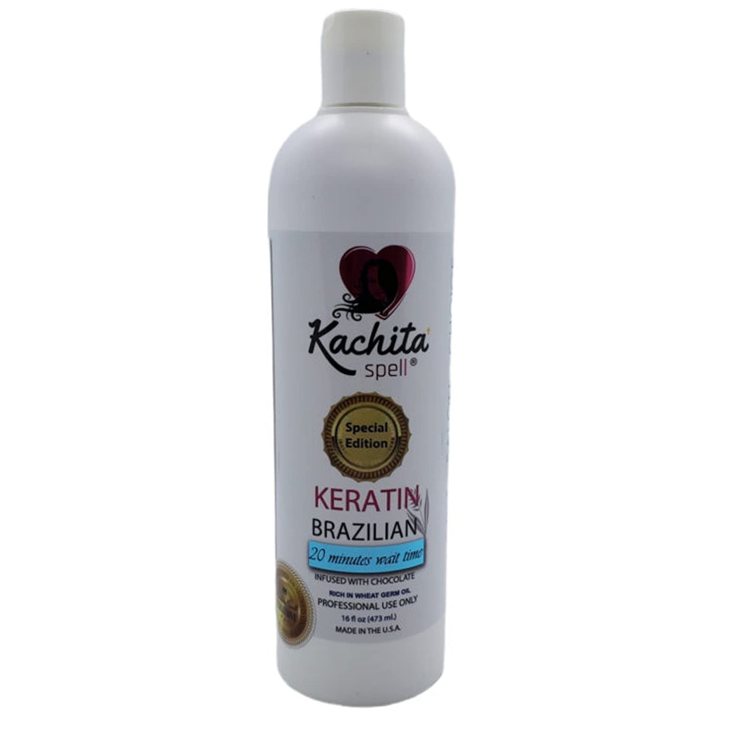 New Brazilian Keratin Chocolate Treatment Kachita Spell - Hair Straightening Made in USA (16 floz)