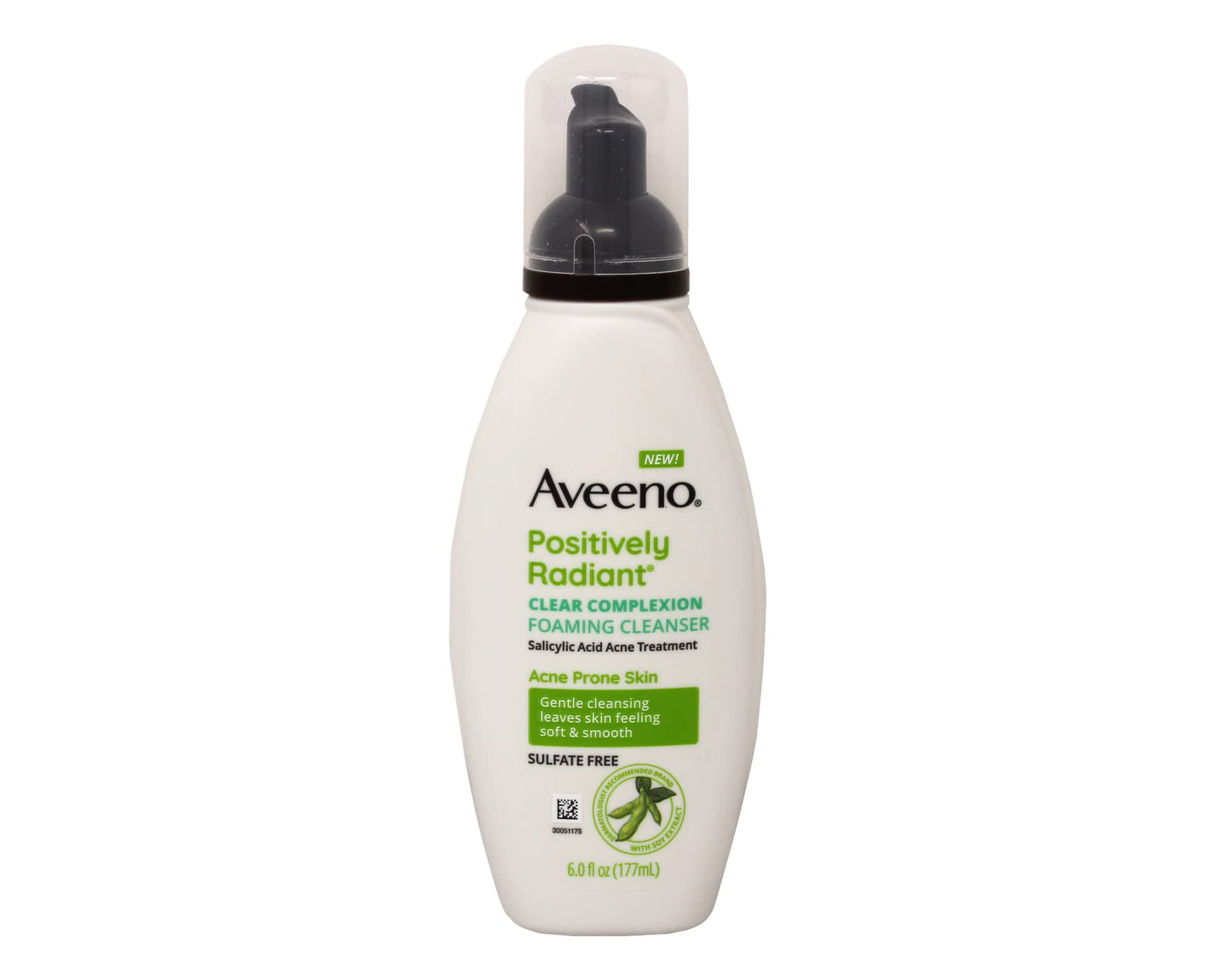 Aveeno Clear Complexion Foaming Cleanser, 6-Ounce Bottles (Pack of 3)