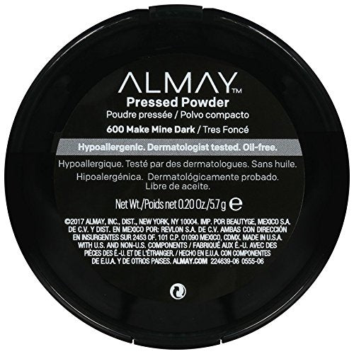 Almay Pressed Powder Make Mine Dark, 0.20 oz