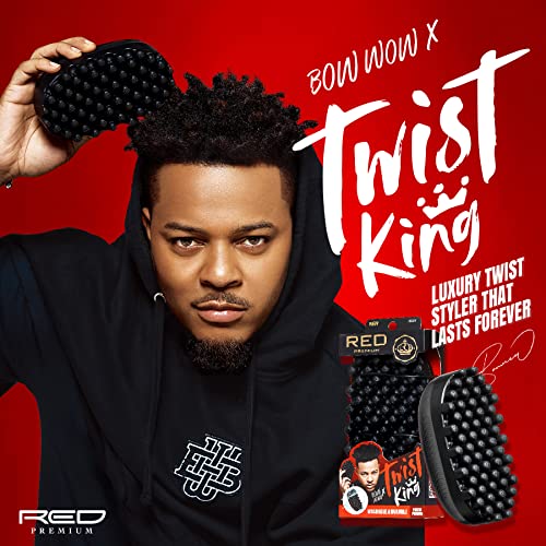 Red by Kiss Twist King Premium Styler Comb Brush for Afro Hair