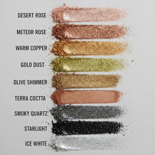 Glitter Eyeshadow Palette 9 Shades Waterproof 24H Wear