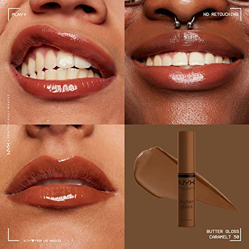 NYX Butter Gloss Butterscotch & Caramelt Duo – Non-Sticky Lip Gloss
