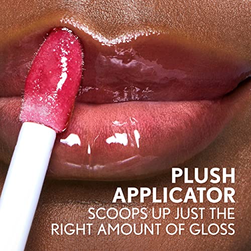 COVERGIRL Clean Fresh Yummy Gloss Daylight Collection, Hydrating, Glossy Shine, Vegan Formula, Daylight Pink 50, 0.33oz