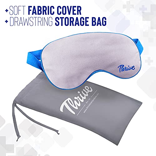 Thrive Clay Bead Heated & Cooling Eye Mask for Dry Eyes & Puffiness