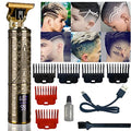 Hair Clippers for Men, Zero Gapped T-Blade Hair Trimmer with 3 Speed Adjustment LED Display, Rechargeable Cordless Grooming Kit for Men