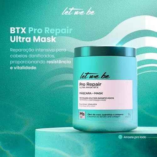 Let Me Be - Linha Pro Repair - Mascara Reparadora 1 Kg - (Collection - Repair Mask Net 33.27 Oz)