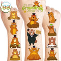 Groundhog Day Temporary Tattoos - 96PCS Party Favors