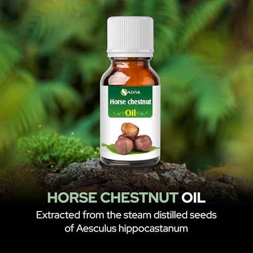 Salvia Pure Horse Chestnut Oil - Firms, Hydrates, and Tones Skin | Cosmetic Grade for Skincare, Hair Care, and DIY | 100 ML