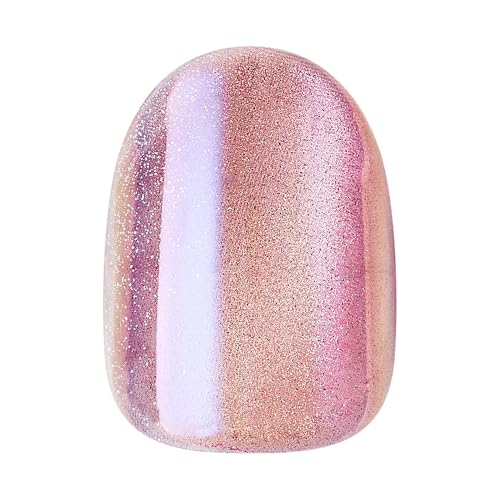 imPRESS colorFX Press On Nails Kit - Light Pink Short Oval Pearlescent