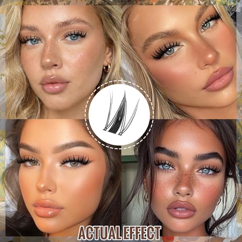 Fairy Lash Clusters Kit – 144pc Manga Lashes with Applicator