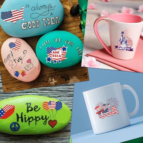 180Pcs Patriotic Temporary Tattoos - 4th of July Party Favors