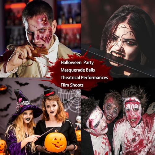 Vampire Fangs & Fake Blood Spray Makeup Set